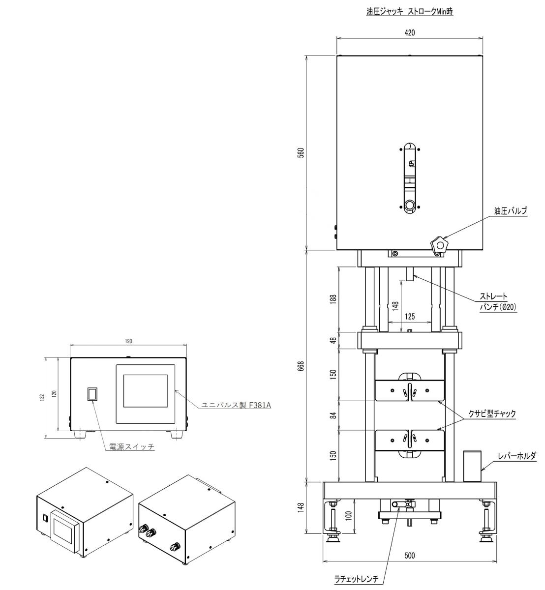 引張試験機　ABK1200